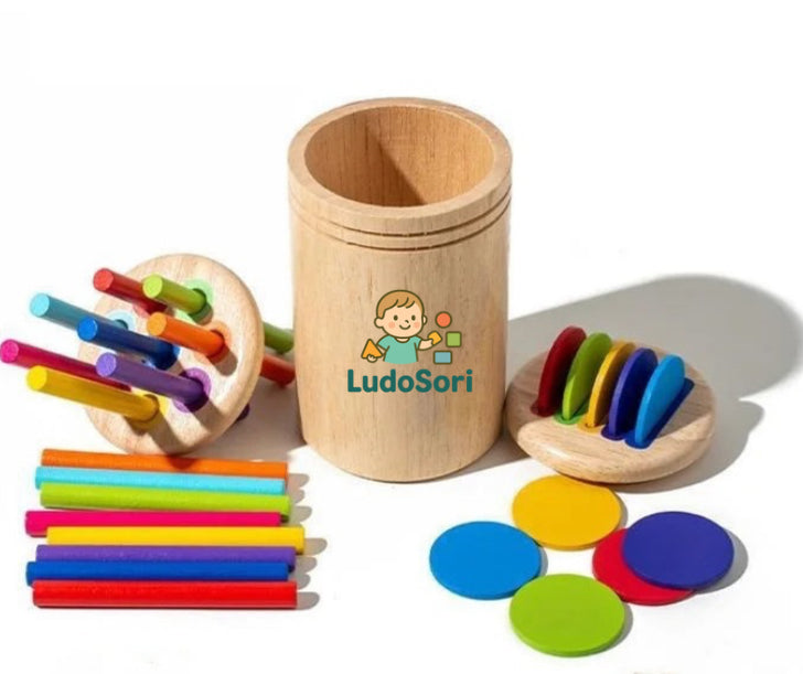 Jouet d'apprentissage en bois (2-5ans)